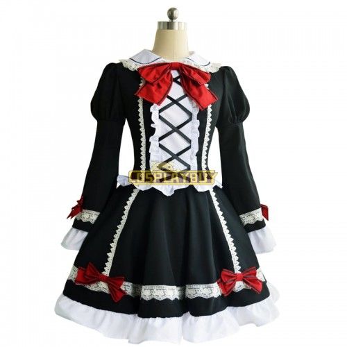 Date A Live Kurumi Tokisaki Lolita Dress Cosplay Costume