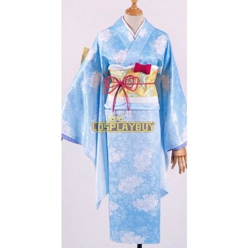 Date A Live Origami Tobiichi Kimono Cosplay Costume