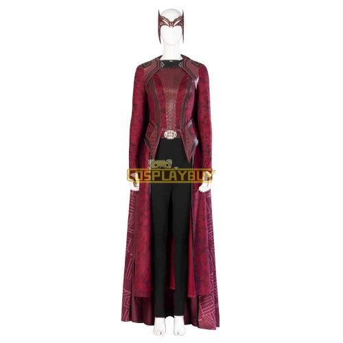 Deluxe Doctor Strange in the Multiverse of Madness Wanda Maximoff Scarlet Witch Cosplay Costume