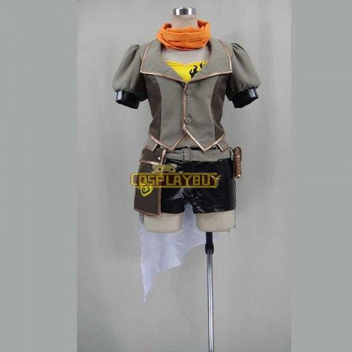 Deluxe RWBY Yellow Trailer Yang Xiao Long Cosplay Costume