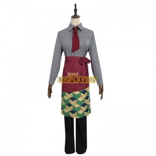 Demon Slayer Giyu Tomioka Cafe Cosplay Costume