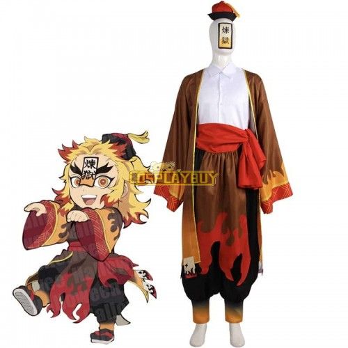 Demon Slayer Kyojuro Rengoku Cosplay Costume