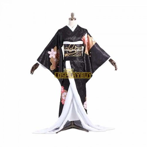 Demon Slayer Muzan Kibutsuji Female Kimono Cosplay Costume