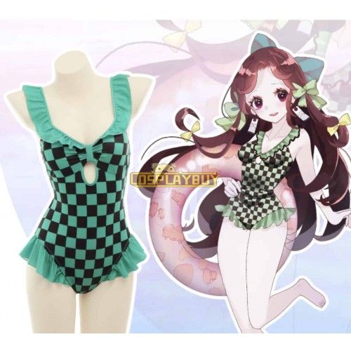 Demon Slayer Tanjiro Kamado Swim Cosplay Costume Version 1