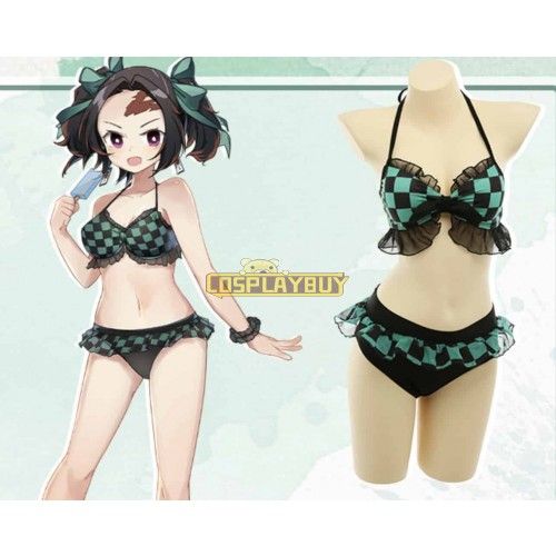 Demon Slayer Tanjiro Kamado Swim Cosplay Costume Version 1