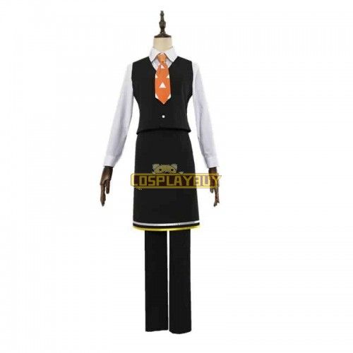 Demon Slayer Zenitsu Agatsuma Cafe Cosplay Costume