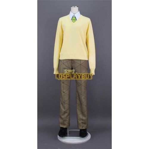 Demon Slayer Zenitsu Agatsuma Uniform Cosplay Costume