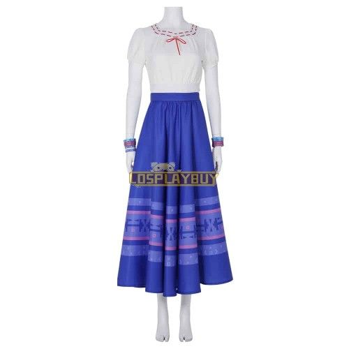 Disney Encanto Luisa Madrigal Cosplay Costume