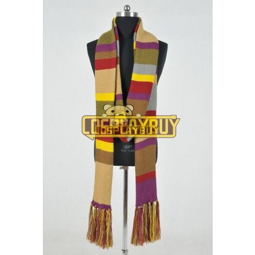Doctor Who 4th Dr Scarf Fourth Tom Baker