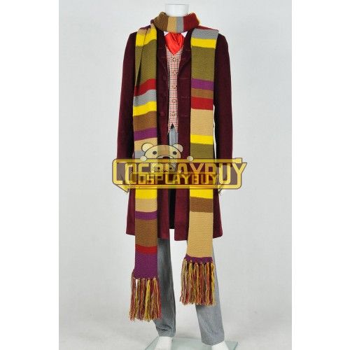 Doctor Who 4th Dr Tom Baker Daily Costume With Scarf