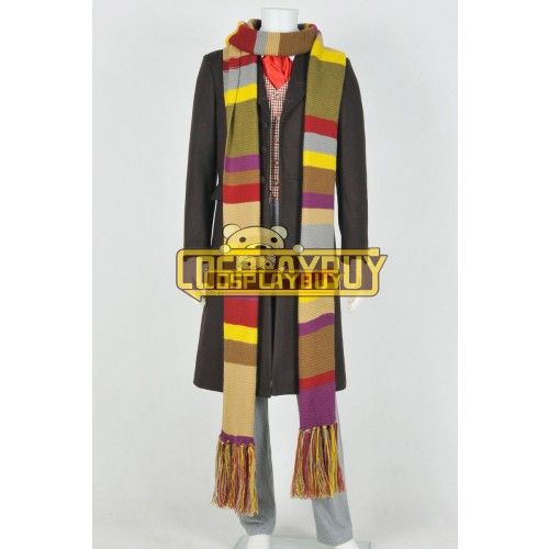 Doctor Who 4th Dr Tom Baker Daily Suit With Scarf
