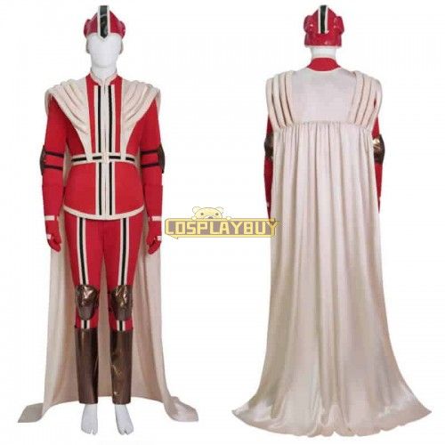 Doctor Who Chancellery Guards Uniform Cosplay Costume with Hat and Cloak