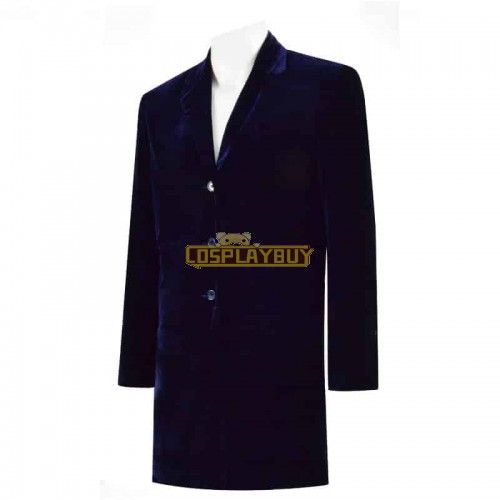 Doctor Who Cosplay Costume 12th Doctor Christmas Special Black Velvet Coat