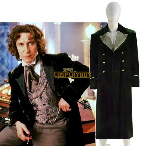 Doctor Who Eighth 8th Velvet Dark Green Coat Cosplay Costume Ideas