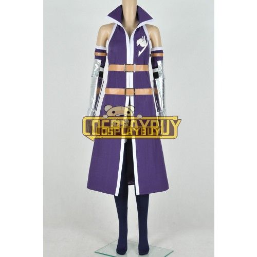 Fairy Tail Cosplay Erza Scarlet Purple