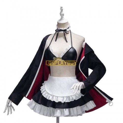 Fate/Grand Order Arutoria Pendoragon Black Saber Maid Dress Cosplay Costume