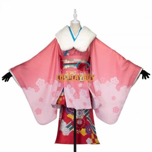 Fate/Grand Order Jeanne d'Arc lily Kimono Cosplay Costume