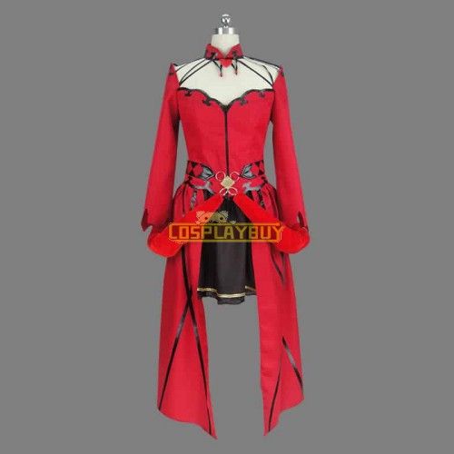 Fate/Grand Order Rin Tosaka Red Cosplay Costume Version 2