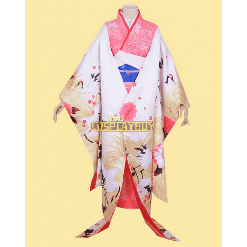 Fate/Grand Order Ryougi Shiki Saber Kimono Cosplay Costume