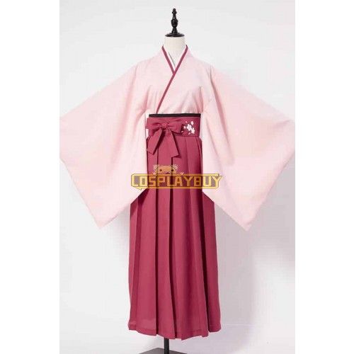 Fate/Grand Order Souji Okita Sakura Saber Kimono Cosplay Costume