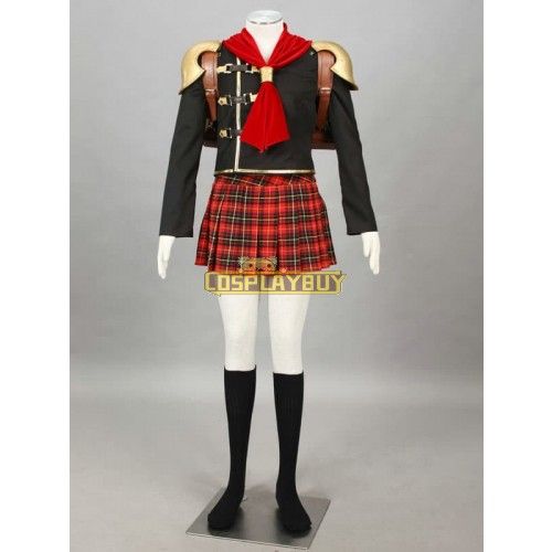 Final Fantasy Type-0 Suzaku Peristylium Class Zero Cater Cosplay Costume