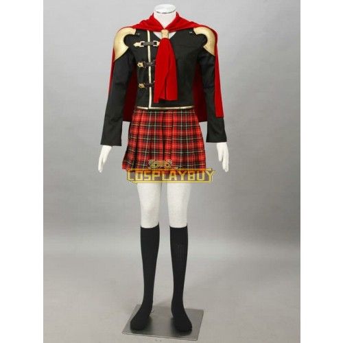 Final Fantasy Type-0 Suzaku Peristylium Class Zero Queen Cosplay Costume