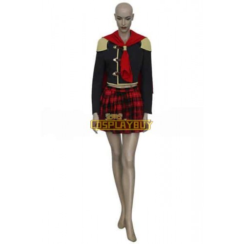 Final Fantasy XIII 13 Agito Girl Uniform Cosplay Costume