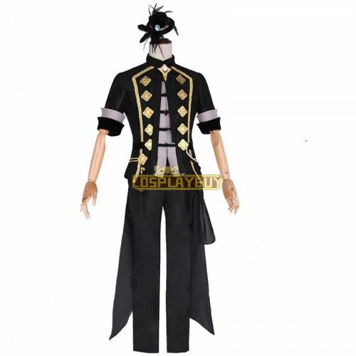 Final Fantasy XIV Little Ladies'Day 2018 Idols Male Black Cosplay Costume