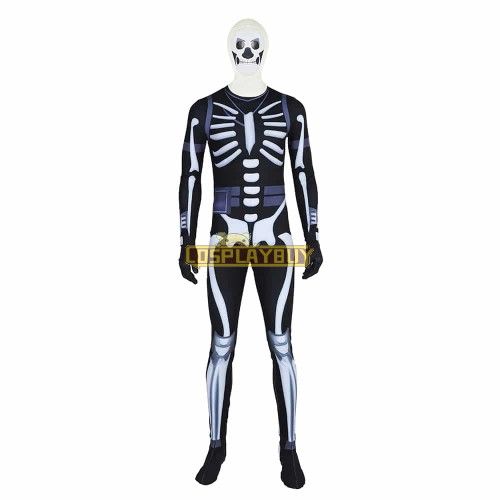 Fortnite Battle Skull Trooper Cosplay Costume