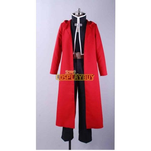 Fullmetal Alchemist Edward Cosplay Costume (Red )
