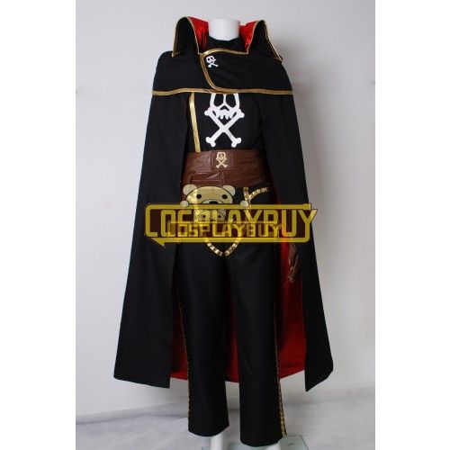 Galaxy Express 999 Cosplay Captain Harlock Outfits