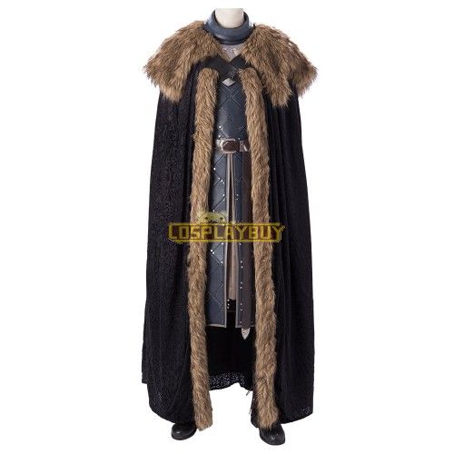 Game of Thrones 8 Jon Snow Cosplay Costume Version 2