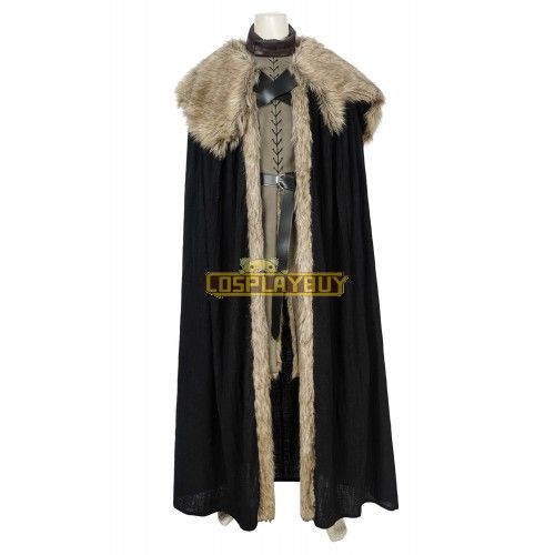 Game of Thrones 8 Jon Snow Cosplay Costume Version 4