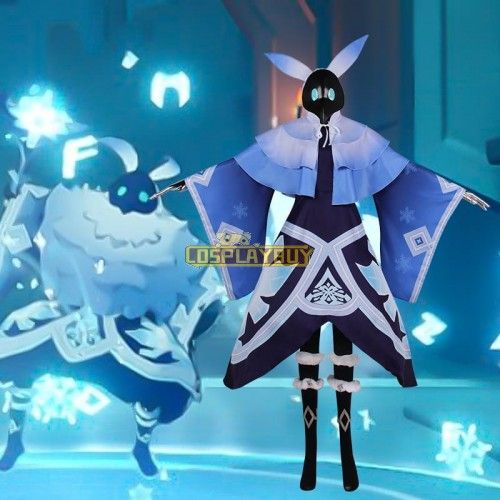 Genshin Impact Cryo Abyss Mages Cosplay Costume