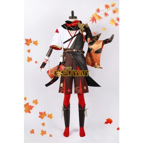 Genshin Impact Kaedehara Kazuha Cosplay Costume