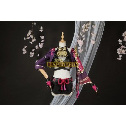 Genshin Impact Kuki Shinobu Cosplay Costume