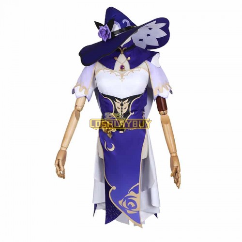 Genshin Impact Lisa Minci Cosplay Costume