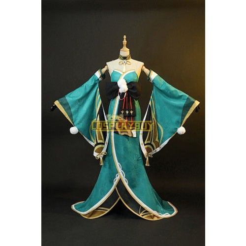 Genshin Impact Ms Hina Gorou Female Version Cosplay Costume