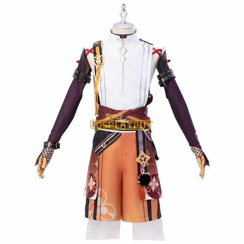 Genshin Impact Shikanoin Heizou Cosplay Costume