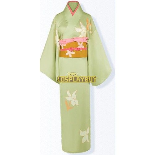 Gintama Mitsuba Okita Kimono Cosplay Costume