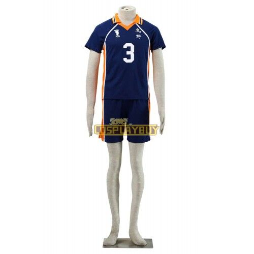 Haikyuu!! Asahi Azumane Karasuna High School NO. 3 Sports Uniform Cosplay Costume