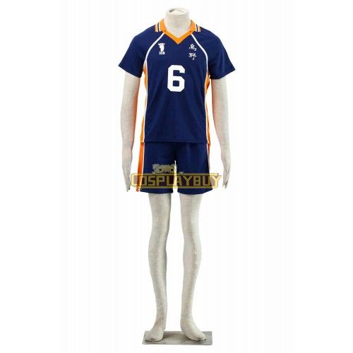 Haikyuu!! Karasuna High School NO. 6 Sports Uniform Cosplay Costume