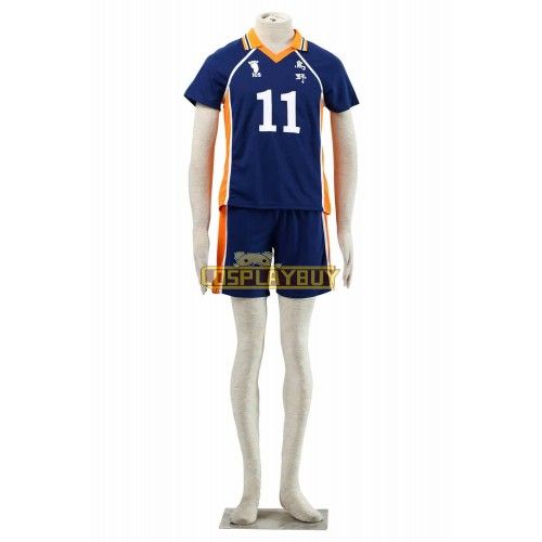 Haikyuu!! Kei Tsukishima Karasuna High School NO. 11 Sports Uniform Cosplay Costume