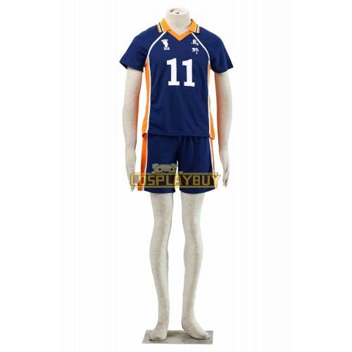 Haikyuu!! Kei Tsukishima Karasuna High School NO. 11 Sports Uniform Cosplay Costume