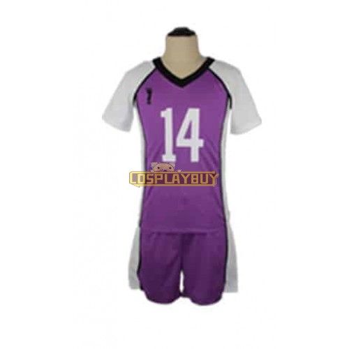 Haikyuu!! Shiratorizawa Academy Hayato Yamagata No. 14 Cosplay Costume