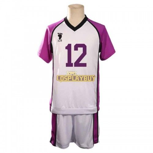 Haikyuu!! Shiratorizawa Academy Taichi Kawanishi No. 12 Cosplay Costume