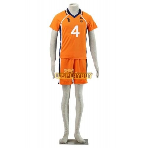 Haikyuu!! Yu Nishinoya Karasuna High School NO. 4 Sports Uniform Cosplay Costume