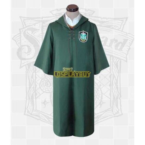 Harry Potter Slytherin Quidditch Uniform Cosplay Costume