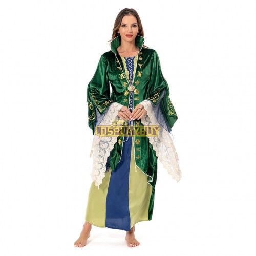 Hocus Pocus 2 Winifred Sanderson Cosplay Costume Dress