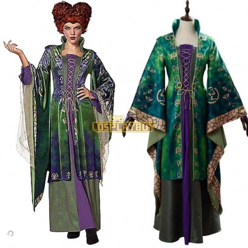 Hocus Pocus Winifred Sanderson Cosplay Costume